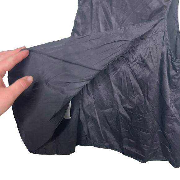 Lunya Black 100% silk tulip pajama tank top sz XL - Picture 4 of 6